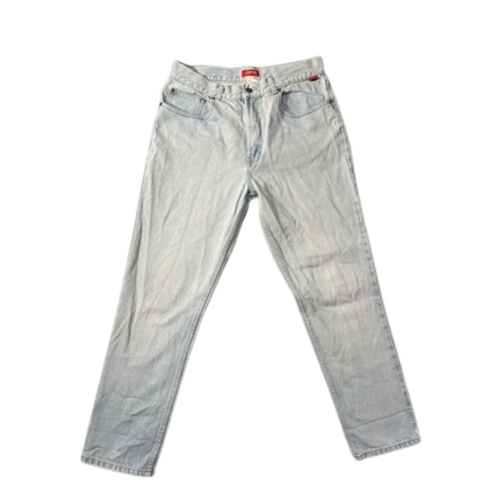 Vintage Esprit Mom Jeans Size 13 High Rise Light Wash Straight Leg Y2K
